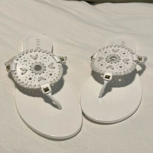 Jelly sandals Jack Rogers size 7 white new!